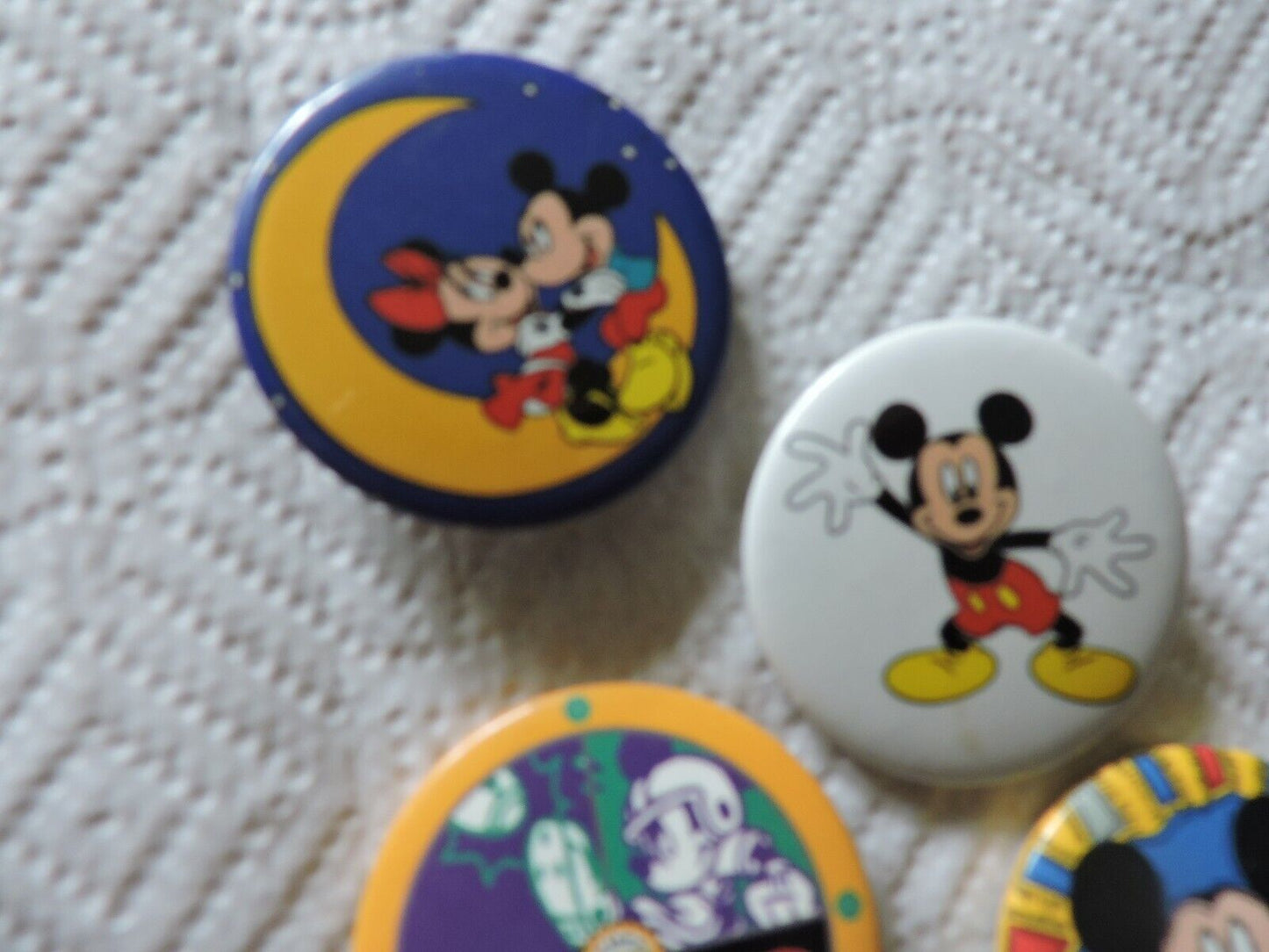 SET OF FOUR MICKEY MOUSE  1.75 INCH PIN