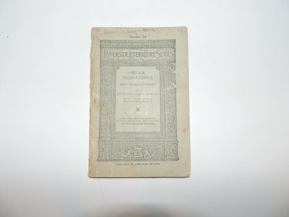 Riverside Literature Series No. 54,Sella Thanatopsis, 1892