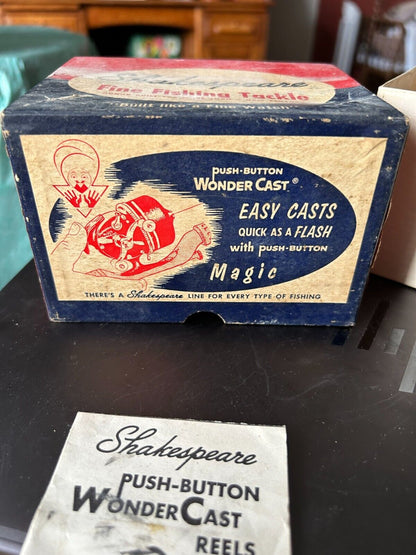 Vintage Shakespeare Wonder Cast 1797 Reel with original box/Instructions