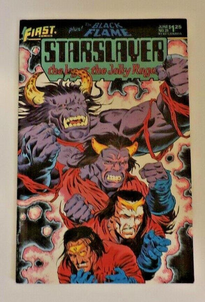 Starslayer The Legend of The Jolly Roger, First Comics Plus the Black Flame #29