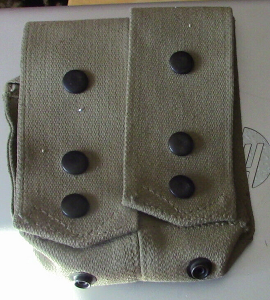 WWII-Army Two Pouch Grenade Holder