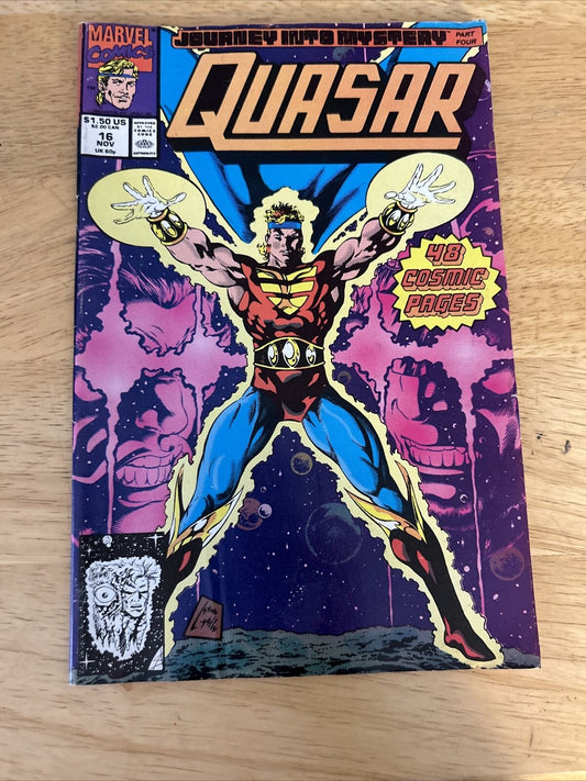 Journey into Mystery Part 4 Quasar Marvel Comics, Issue # 16