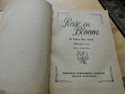 ROSE IN BLOOM BY LOUISA MAY ALCOTTILLUSTRATED  SARI 1952