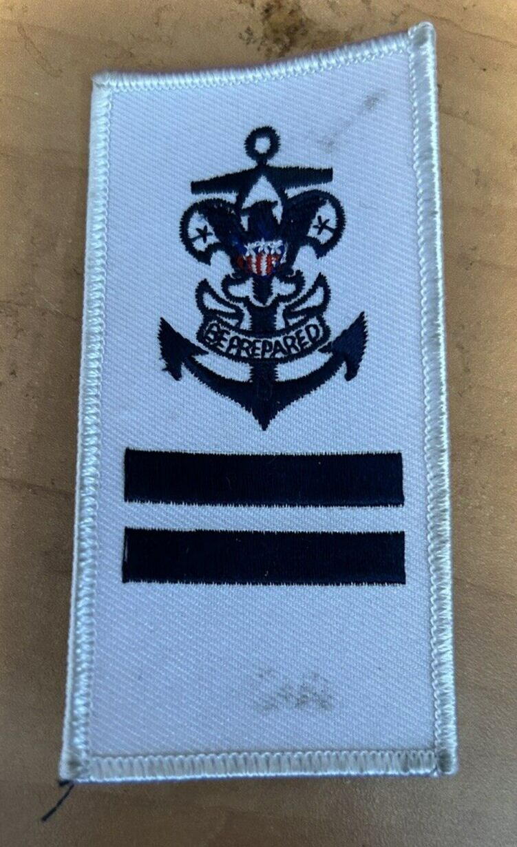 BSA: White Sea Scout "Ordinary" Rank Patch (Brand New/Never issued)