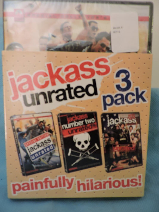 JACKASS UNRATED 3-PACK - NEW/SEALED