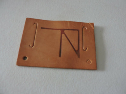 Camp Naish Leather Handmade Belt Cover  3.75 X 2.5 Inches