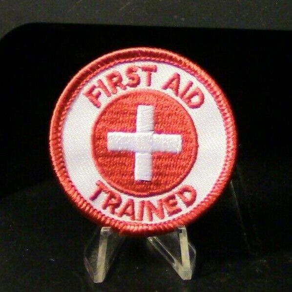 Girl Scouts of America: First Aid Trained 2" Uniform Patch