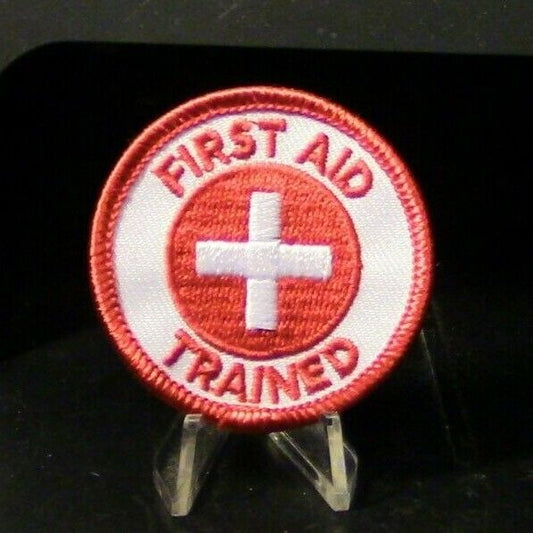 Girl Scouts of America: First Aid Trained 2" Uniform Patch