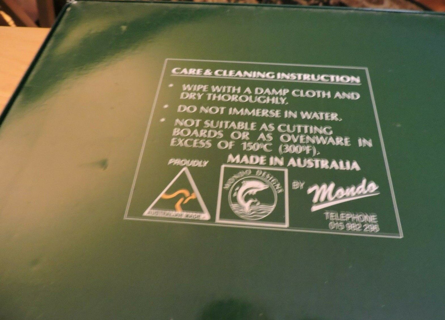 THE AUSTRALIA COLLECTION BY MONDA 6 PLACE MATS   ( AUSTRALIAN MADE) 11"x8.5"