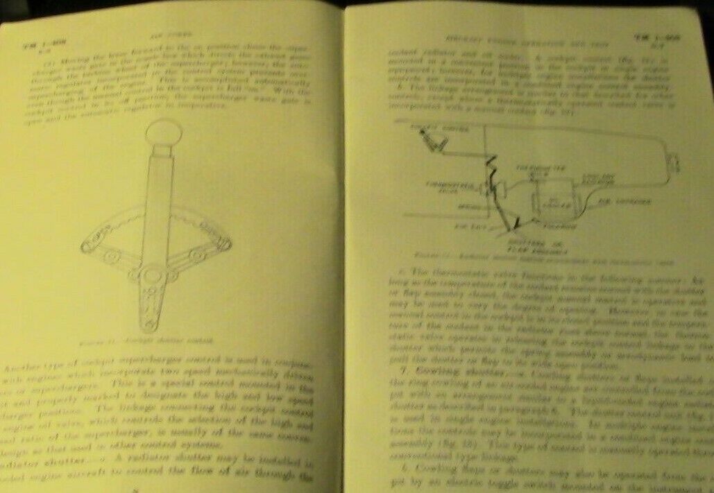 1940 Printing: War Department Technical Manual: Aircraft Engine Operation & Test