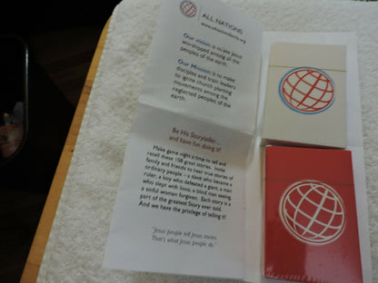 BIBLE STORIES PLAYING CARDS--2 DECKS--NEW TESTAMENT AND OLD TESTAMENT DECKS--NIB