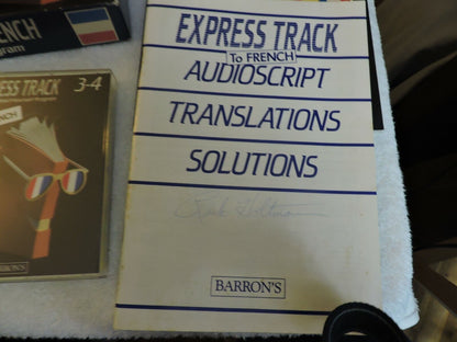 BARRON'S EXPRESS TRACK TO FRENCH: A TEACH YOURSELF PROGRAM 4 CASSETTES