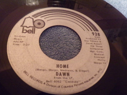 "Knock Three Times"/"Home" By DAWN Record