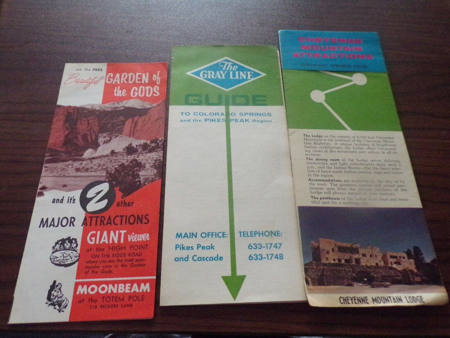 Assorted Colorado Maps/Pamphlets/Post Cards Circa 1950's-60's