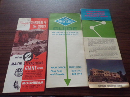 Assorted Colorado Maps/Pamphlets/Post Cards Circa 1950's-60's