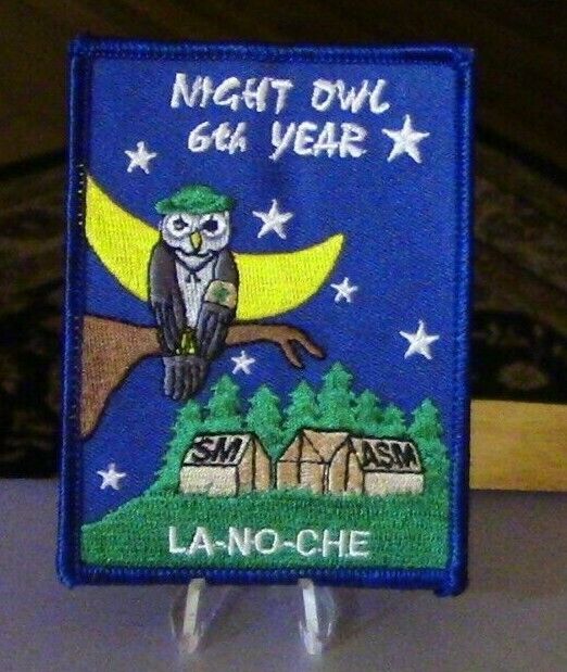 BSA: LA-NO-CHE: Central Florida Council, Night Owl 6th Year Patch