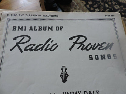 BMI ALBUM OF RADIO PROVEN SONGS ARRANGED BY JIMMY BALE 1940 (2)