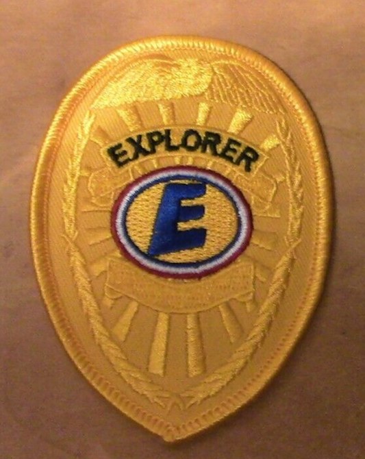BSA: GOLD EXPLORER BREAST BADGE PATCH