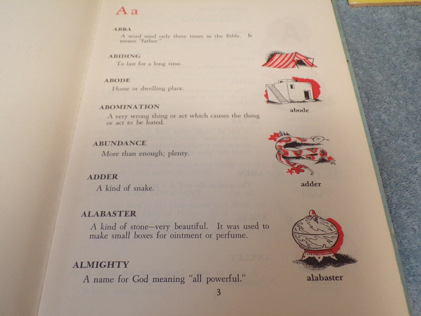 My Bible Dictionary with Pictures 1954 Printing