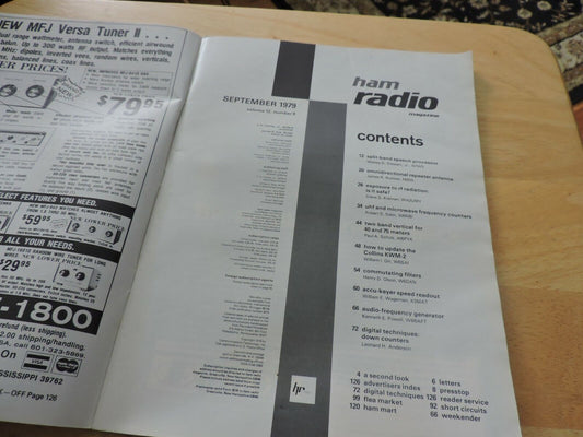 HAM RADIO MAGAZINE  SEPTEMBER 1979