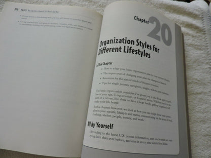 THE COMPLETE IDIOT'S GUIDE TO ORGANIZING YOUR LIFE--4TH EDITION 2005