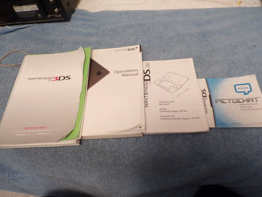 Lot of DS Game Manuals