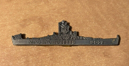 WWII U S Navy Ship, Massachusetts BB59 (Marked Ho Ho NYC on back)