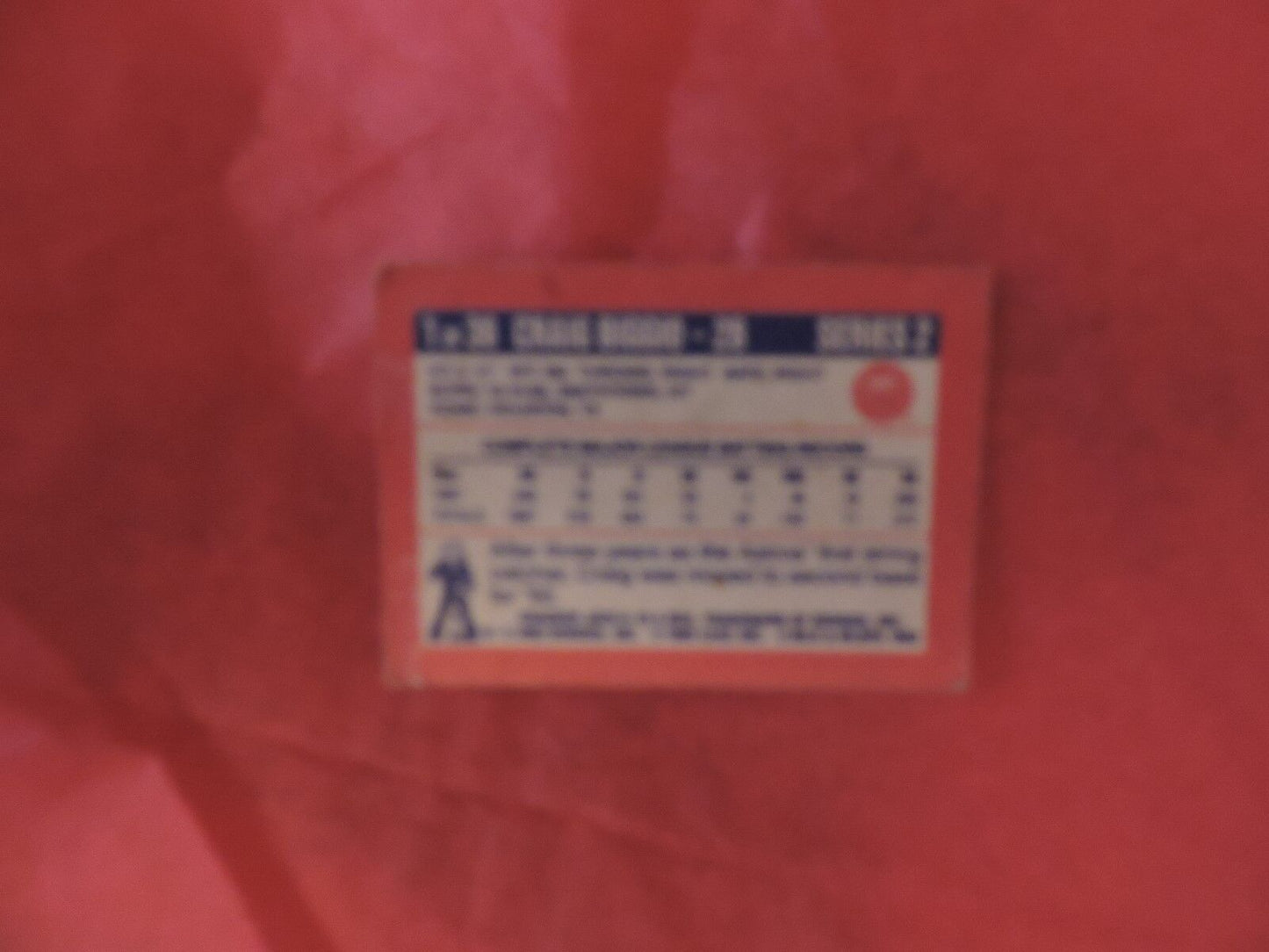 Vintage Cracker Jacks Baseball Card