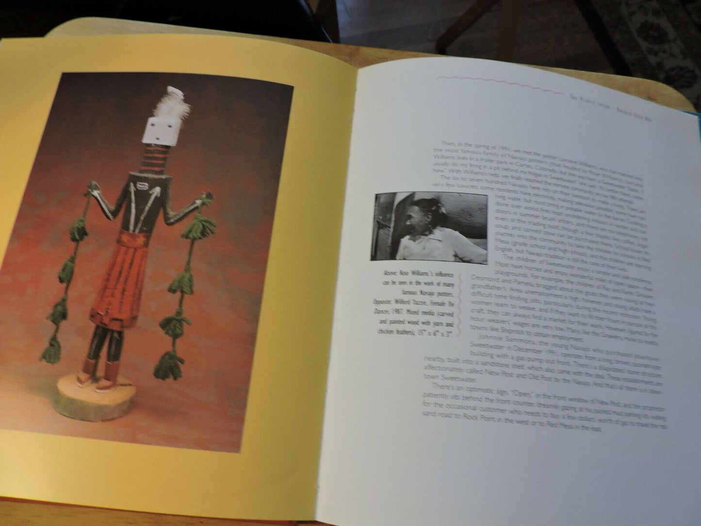 THE PEOPLE SPEAK NAVAJO FOLK ART  BY CHUCK & JAN ROSENAK  1994