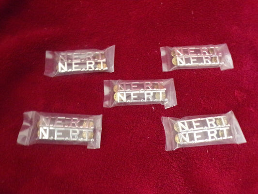 Lot of 5 sets of Northland Emergency Response Team (N.E.R.T) Silver Brass