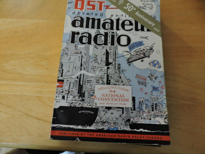 QST AMATEUR RADIO MAGAZINE  AUGUST 1964  50TH ANNIVERSARY