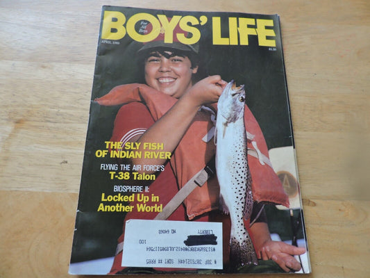 BOYS' LIFE MAGAZINE: APRIL 1989 THE SLY FISH OF INDIAN RIVER