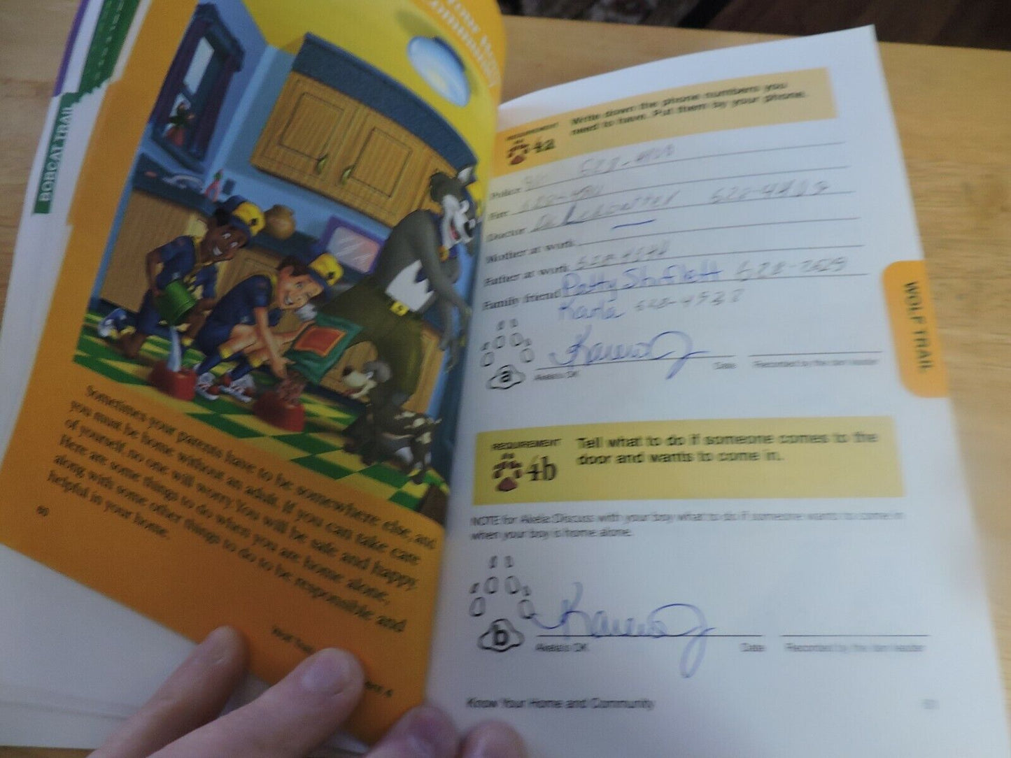 THE WOLF CUB SCOUT HANDBOOK 1999 PRINTING