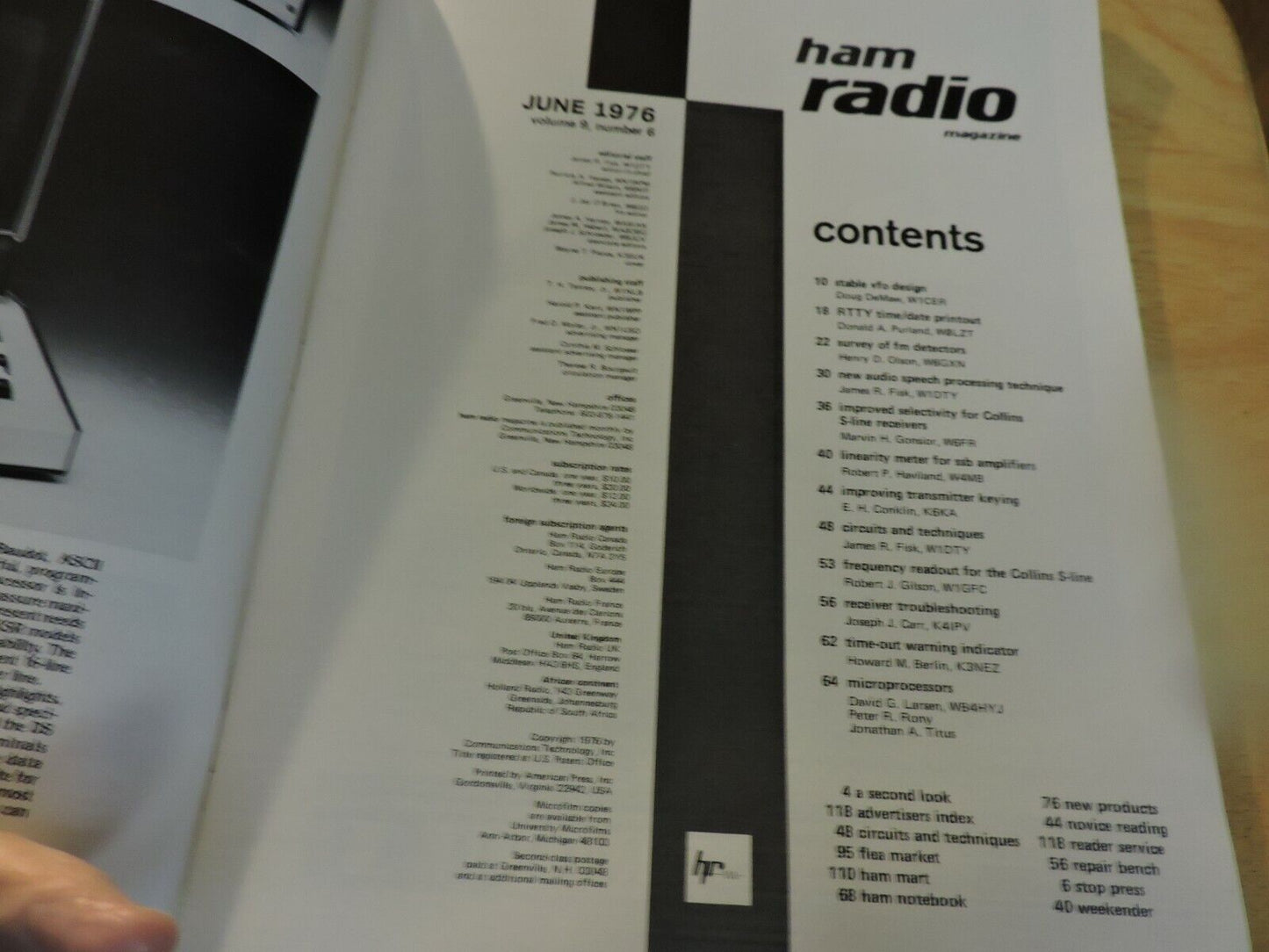 HAM RADIO MAGAZINE  JUNE 1976