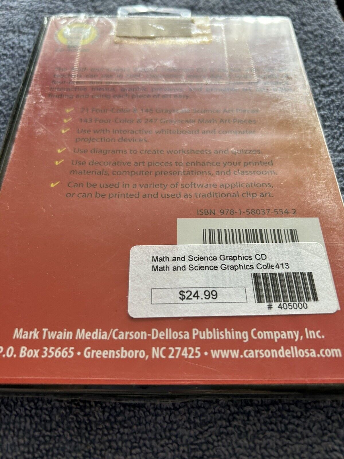 MATH & SCIENCE GRAPHICS COLLECTION--CLIP ART--MARK TWAIN MEDIA PUBLISHING CO.