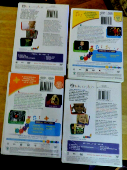 baby einstein SET OF 4 DVDs: AGES 3-9 MONTHS