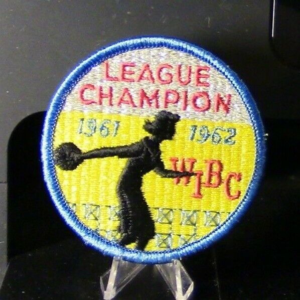 League Champion WIBC 1961-1962 Embroidered Patch