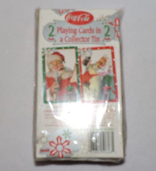 Coca Cola Brand 2 Decks of Playing Cards in a Collector Tin
