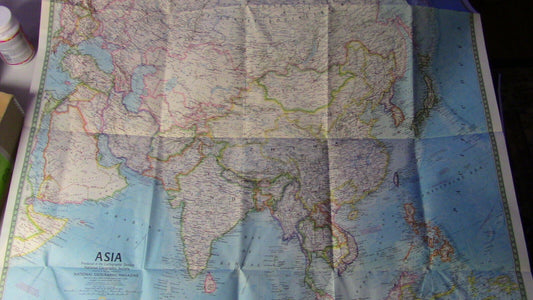 The National Geographic Magazine Map of The Peoples of Southeast Asia