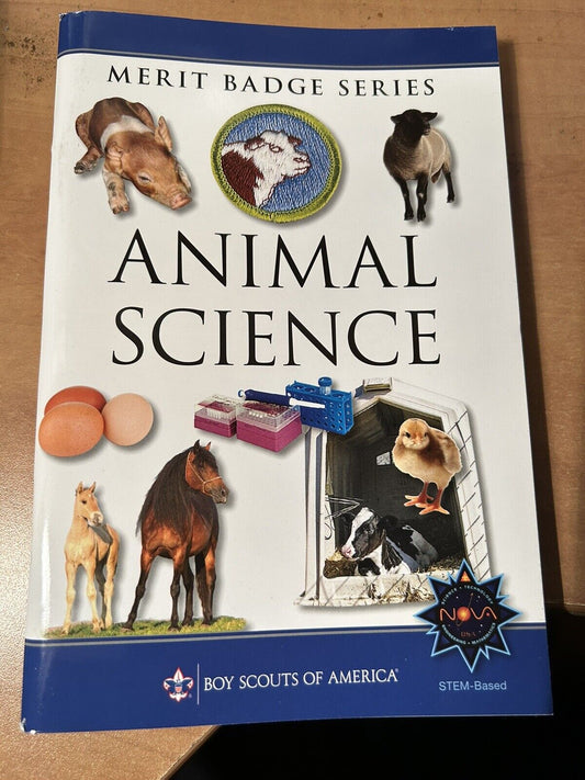 Official Boy Scout Merit Badge "Animal Science" Current Printing