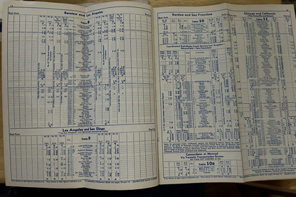 SANTA FE TIMETABLE 1963 FALL/WINTER