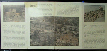 Vintage Manitou Cliff Dwellings Museum Brochure