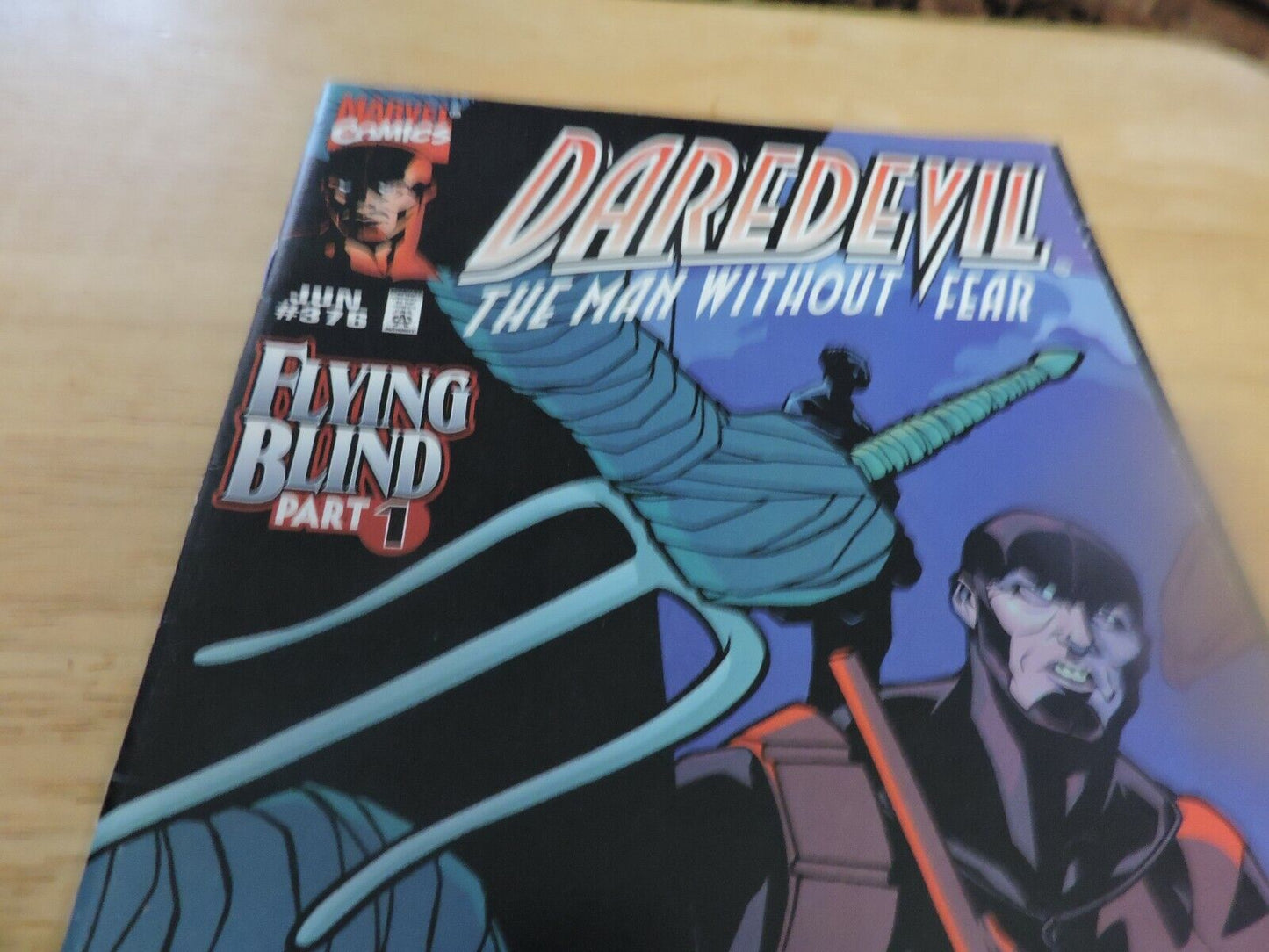 DAREDEVIL THE MAN WITHOUT FEAR #376 " FLYING BLIND PART 1"  UNGRADED