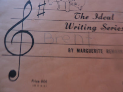 THE IDEAL WRITING SERIES BY MARGUERITE REMARK, 1953, USED