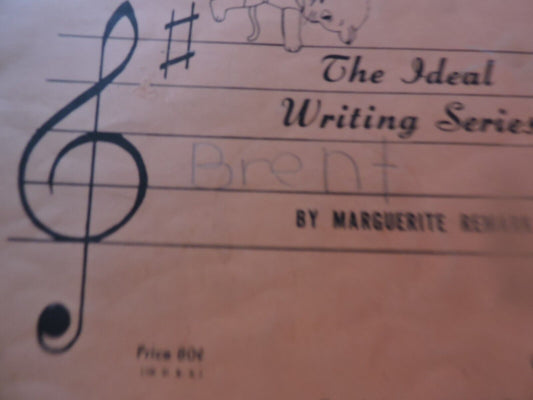 THE IDEAL WRITING SERIES BY MARGUERITE REMARK, 1953, USED