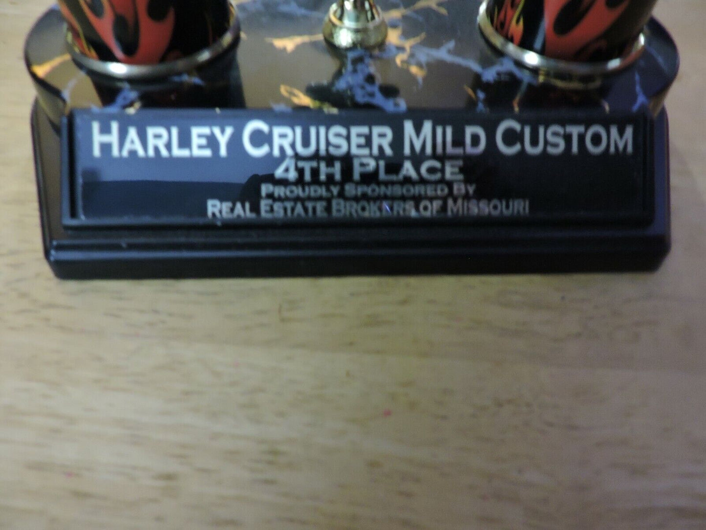 HARLEY CRUISER MILD CUSTOM 4TH PLACE TROPHY  2011