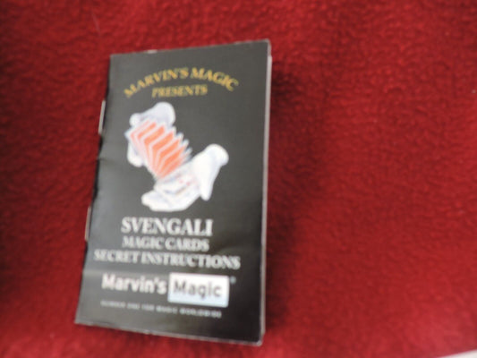 MARVIN'S MAGIC PRESENTS SVENGALI MAGIC CARDS!