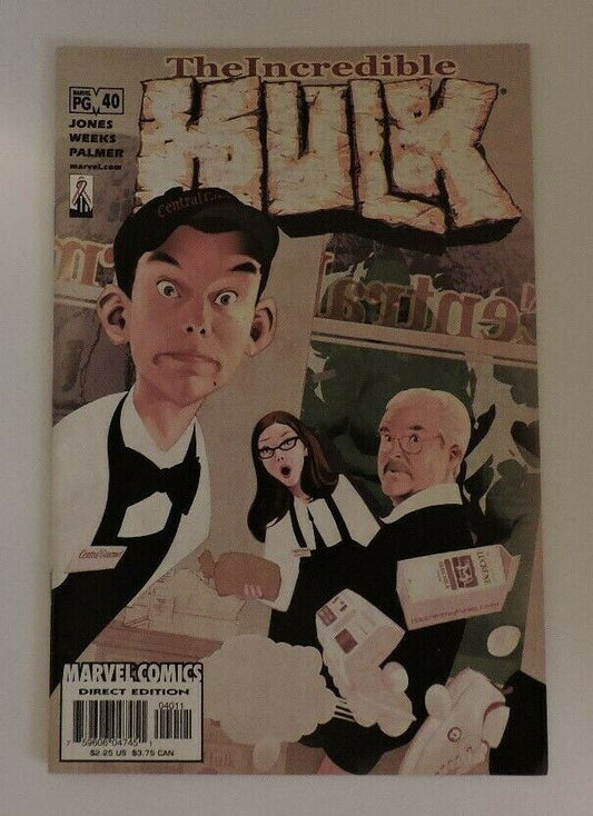 Marvel Comics Direct Edition: The Incredible Hulk Marvel PG 40 Comic Book