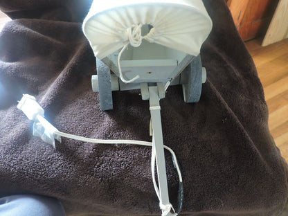 Custom Made Wooden Covered Wagon with Light