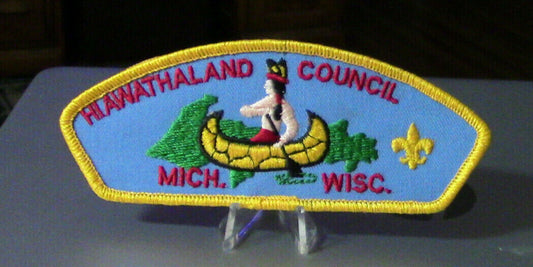 BSA Council Patch: Hiawathaland Council, Michigan/Wisconsin Patch